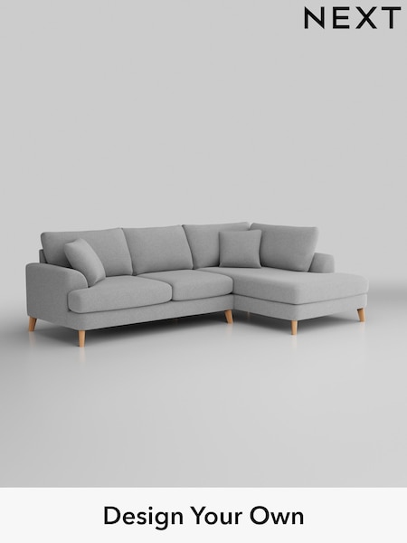Tweedy Blend Easy Clean/Light Silver Grey Parker (H36402) | £2,099
