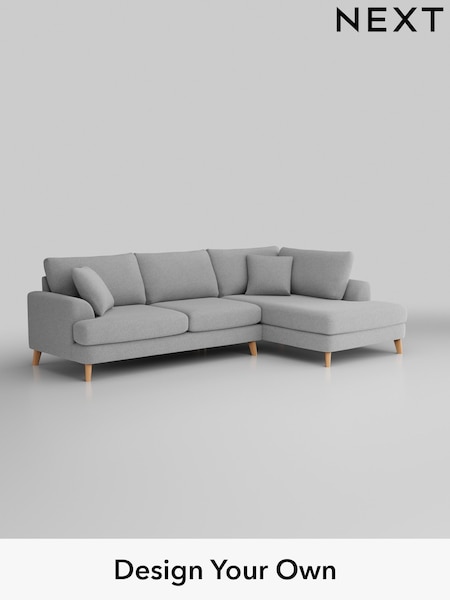 Tweedy Blend Easy Clean/Light Silver Grey Parker (H36402) | £2,199