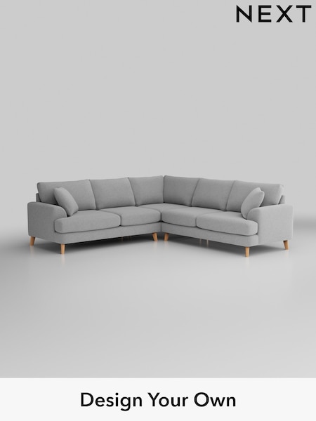 Tweedy Blend Easy Clean/Light Silver Grey Parker (H36402) | £2,575
