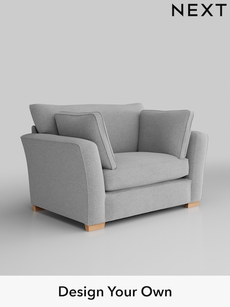 Tweedy Blend Easy Clean/Light Silver Grey Heath Highback (H36405) | £750