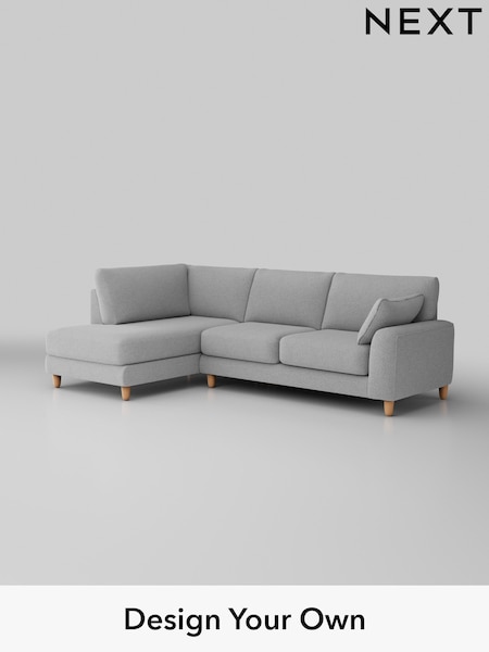 Tweedy Blend Easy Clean/Light Silver Grey Campbell (H36407) | £1,775