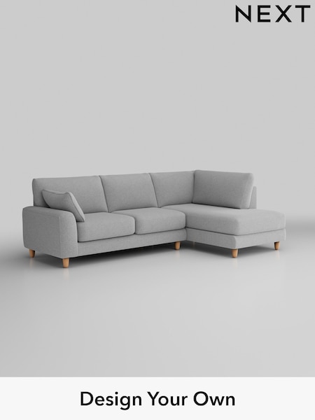 Tweedy Blend Easy Clean/Light Silver Grey Campbell (H36407) | £1,775