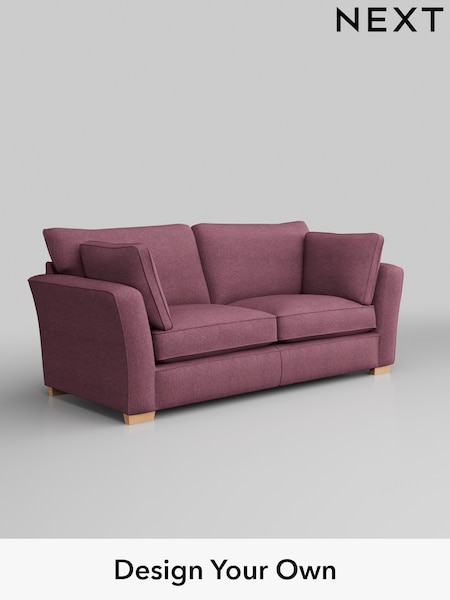Tweedy Blend Easy Clean/Mid Mulberry Purple Heath Highback (H36409) | £1,225