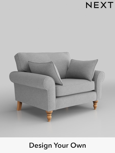 Tweedy Blend Easy Clean/Light Silver Grey Mallory (H36413) | £625