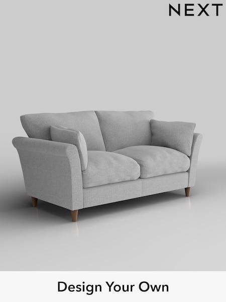 Tweedy Blend Easy Clean/Light Silver Grey Hartley Relaxed Sit (H36415) | £1,075
