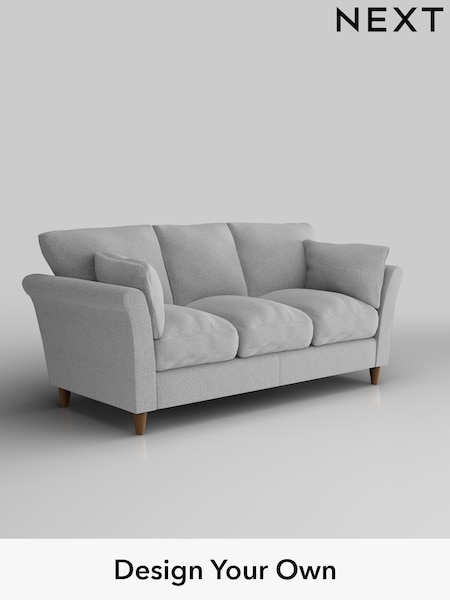 Tweedy Blend Easy Clean/Light Silver Grey Hartley Relaxed Sit (H36415) | £1,175