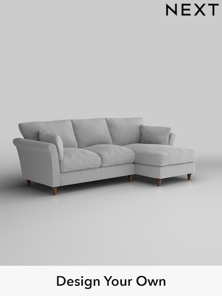 Tweedy Blend Easy Clean/Light Silver Grey Hartley Relaxed Sit (H36415) | £1,799