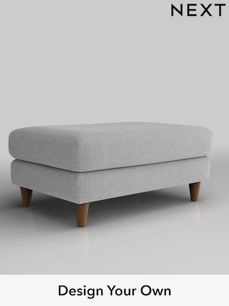 Tweedy Blend Easy Clean/Light Silver Grey Hartley Highback Relaxed Sit (H36416) | £375