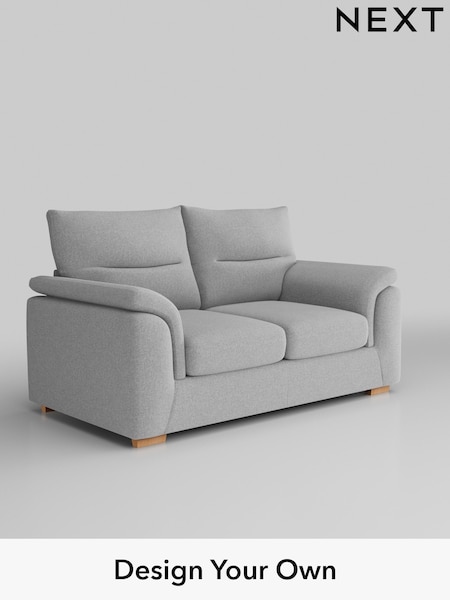 Tweedy Blend Easy Clean/Light Silver Grey Hayden Highback (H36418) | £1,025