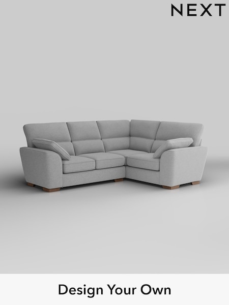Tweedy Blend Easy Clean/Light Silver Grey Stamford Highback (H36419) | £1,999