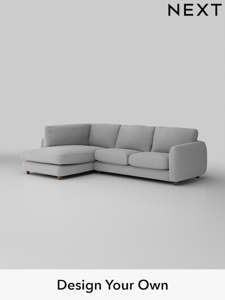 Tweedy Blend Easy Clean/Light Silver Grey Aiden (H36422) | £1,725