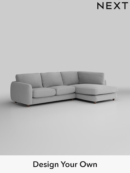 Tweedy Blend Easy Clean/Light Silver Grey Aiden (H36422) | £1,725