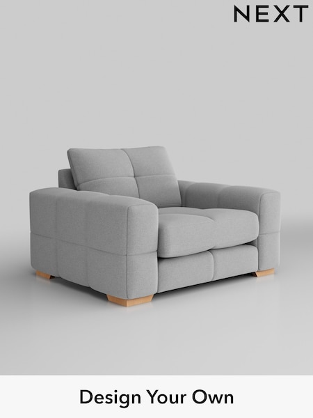 Tweedy Blend Easy Clean/Light Silver Grey Brooke Deep Sit (H36423) | £1,225