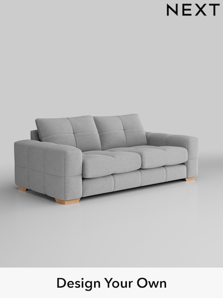 Tweedy Blend Easy Clean/Light Silver Grey Brooke Deep Sit (H36423) | £1,625
