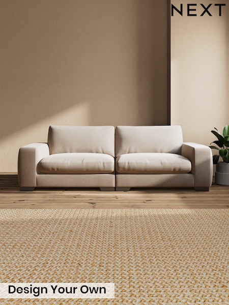 Tweedy Blend Easy Clean/Light Dove Natural Houghton Deep Relaxed Sit (H36425) | £1,399