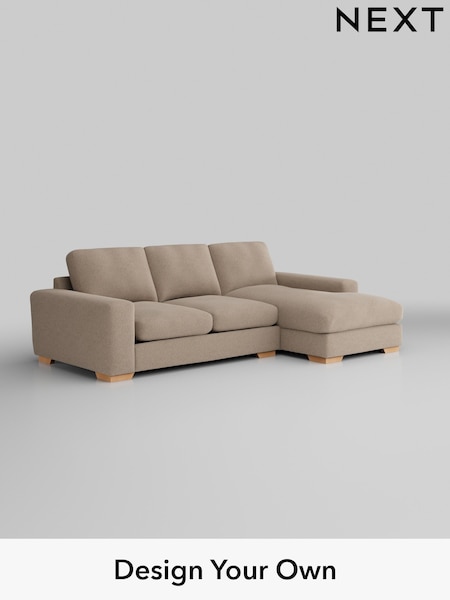Tweedy Blend Easy Clean/Light Dove Natural Houghton Deep Relaxed Sit (H36425) | £1,975
