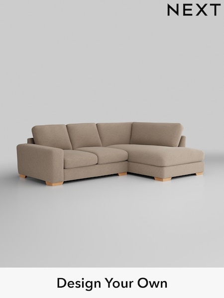 Tweedy Blend Easy Clean/Light Dove Natural Houghton Deep Relaxed Sit (H36425) | £2,050