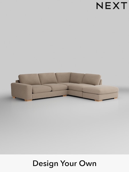 Tweedy Blend Easy Clean/Light Dove Natural Houghton Deep Relaxed Sit (H36425) | £2,475