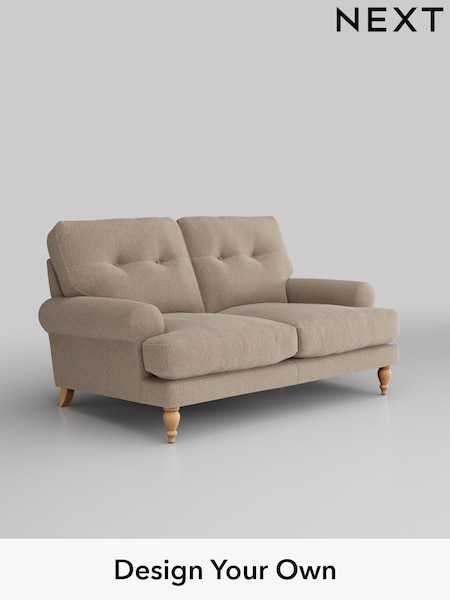 Tweedy Blend Easy Clean/Light Dove Natural Erin Buttoned Back Deep Sit (H36427) | £1,075