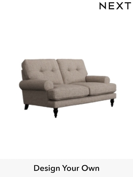 Tweedy Blend Easy Clean/Light Dove Natural Erin Buttoned Back Deep Sit (H36427) | £1,075
