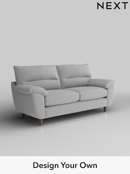 Tweedy Blend Easy Clean/Light Silver Grey Elliot Highback (H36428) | £1,075