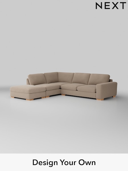 Tweedy Blend Easy Clean/Light Dove Natural Houghton Deep Sit (H36433) | £2,450