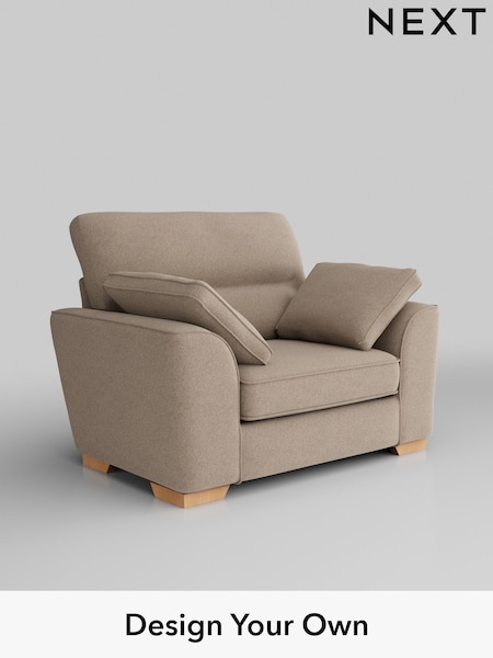 Tweedy Blend Easy Clean/Light Dove Natural Stamford Highback (H36438) | £799