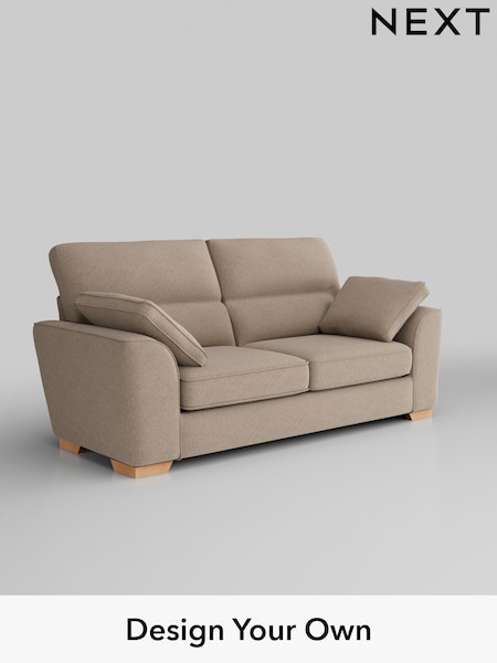 Tweedy Blend Easy Clean/Light Dove Natural Stamford Highback (H36438) | £1,175