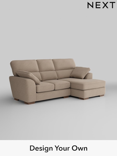 Tweedy Blend Easy Clean/Light Dove Natural Stamford Highback (H36438) | £1,875