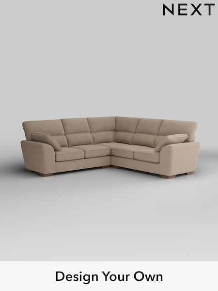 Tweedy Blend Easy Clean/Light Dove Natural Stamford Highback (H36438) | £2,275