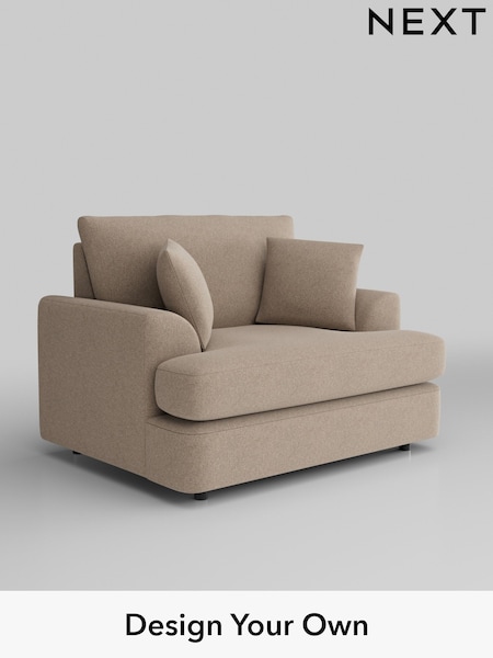 Tweedy Blend Easy Clean/Light Dove Natural Parker Platform (H36440) | £875
