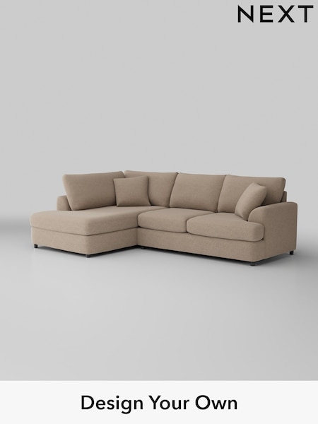 Tweedy Blend Easy Clean/Light Dove Natural Parker Platform (H36440) | £2,099