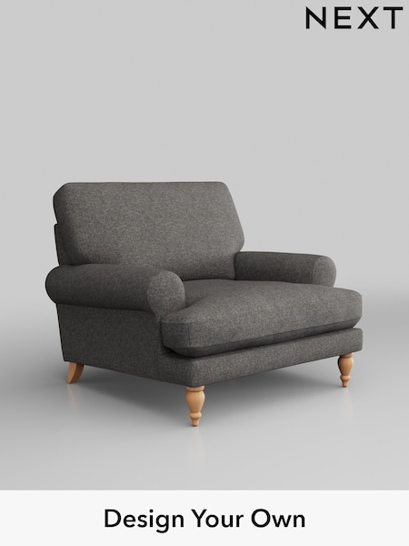 Tweedy Blend Easy Clean/Dark Grey Erin Deep Relaxed Sit (H36448) | £775