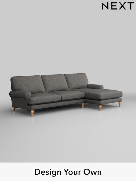 Tweedy Blend Easy Clean/Dark Grey Erin Deep Relaxed Sit (H36448) | £1,850