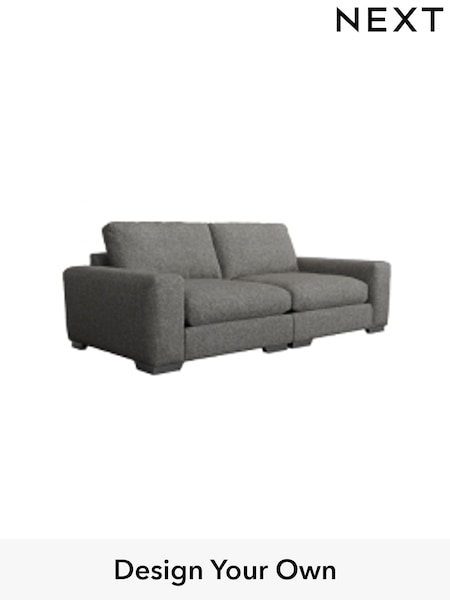 Tweedy Blend Easy Clean/Dark Grey Houghton Deep Relaxed Sit (H36450) | £1,399