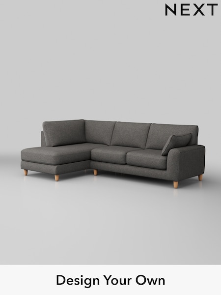 Tweedy Blend Easy Clean/Dark Grey Campbell (H36451) | £1,775