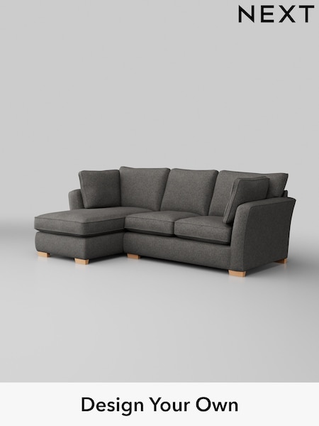 Tweedy Blend Easy Clean/Dark Grey Heath Highback (H36455) | £1,750