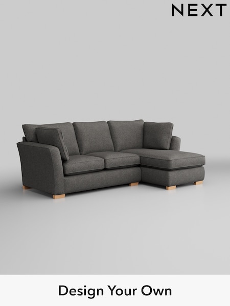 Tweedy Blend Easy Clean/Dark Grey Heath Highback (H36455) | £1,750