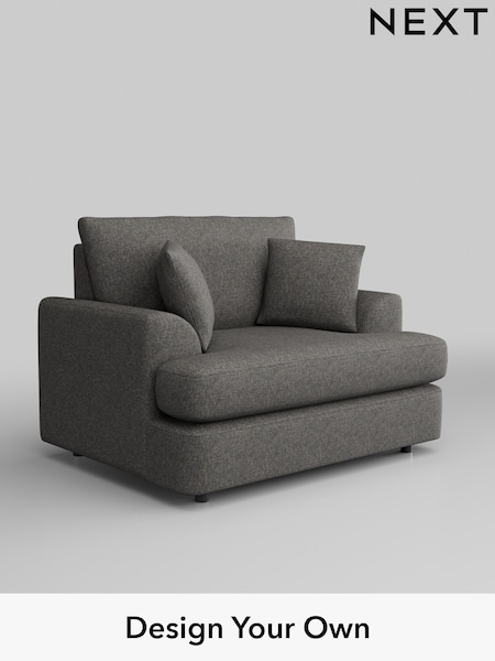 Tweedy Blend Easy Clean/Dark Grey Parker Platform (H36456) | £875