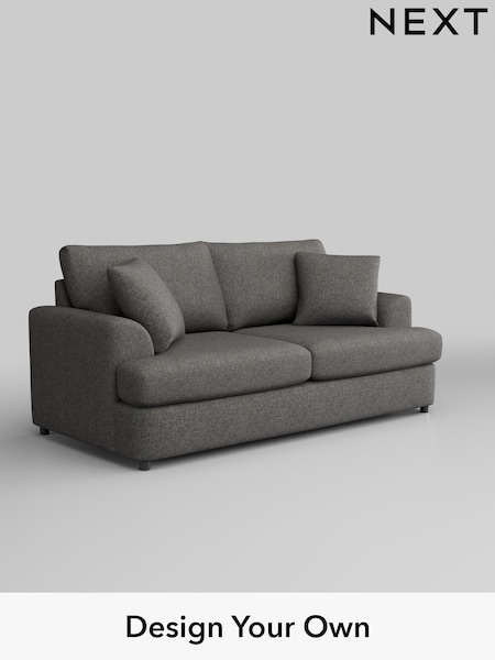 Tweedy Blend Easy Clean/Dark Grey Parker Platform (H36456) | £1,150