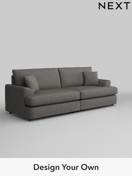 Tweedy Blend Easy Clean/Dark Grey Parker Platform (H36456) | £1,350