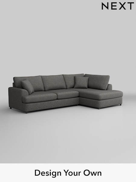 Tweedy Blend Easy Clean/Dark Grey Parker Platform (H36456) | £2,199