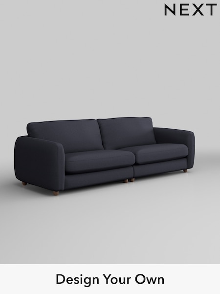 Tweedy Blend Easy Clean/Dark Slate Blue Aiden (H36457) | £1,325