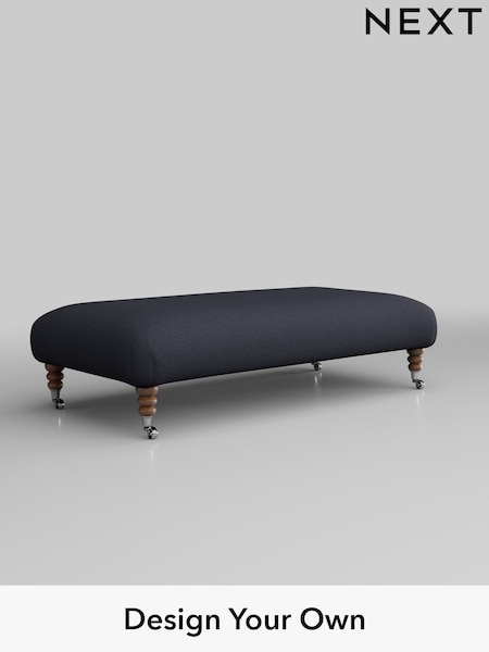 Tweedy Blend Easy Clean/Dark Slate Blue Erin Deep Relaxed Sit (H36461) | £425