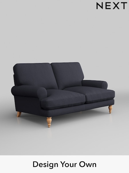 Tweedy Blend Easy Clean/Dark Slate Blue Erin Deep Relaxed Sit (H36461) | £1,075