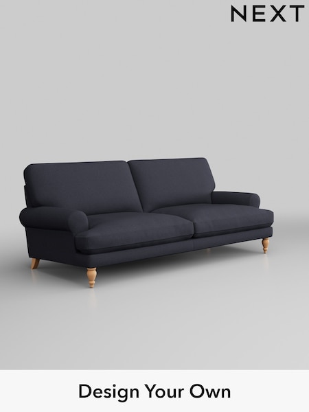 Tweedy Blend Easy Clean/Dark Slate Blue Erin Deep Relaxed Sit (H36461) | £1,275