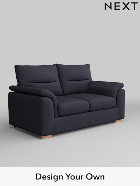 Tweedy Blend Easy Clean/Dark Slate Blue Hayden Highback (H36463) | £1,025