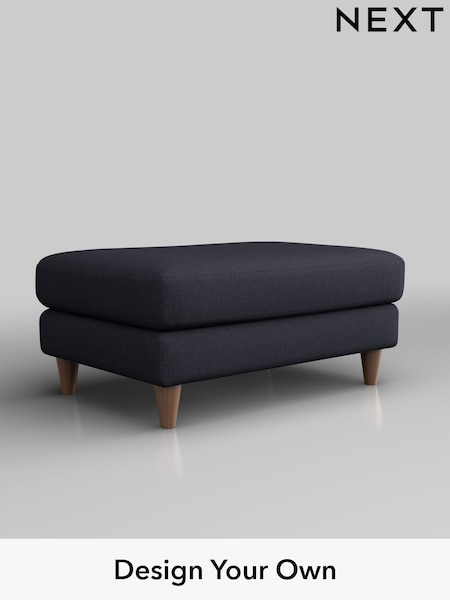 Tweedy Blend Easy Clean/Dark Slate Blue Hartley Relaxed Sit (H36465) | £375