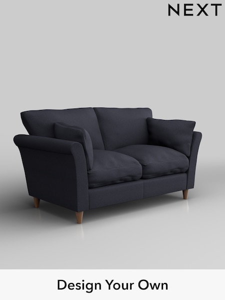 Tweedy Blend Easy Clean/Dark Slate Blue Hartley Relaxed Sit (H36465) | £975