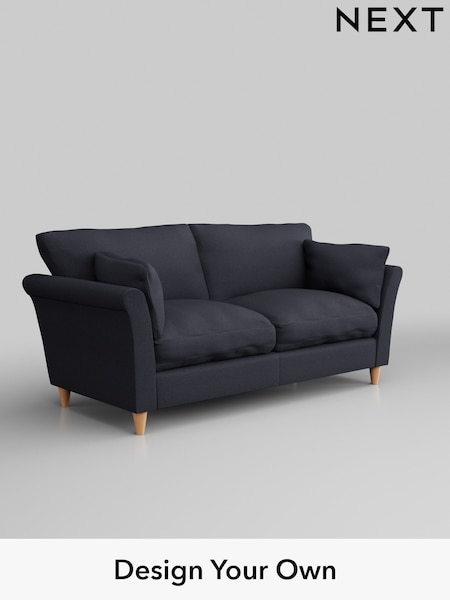 Tweedy Blend Easy Clean/Dark Slate Blue Hartley Relaxed Sit (H36465) | £1,175